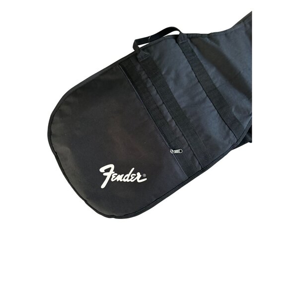 FENDER Black Soft Travel Guitar Zip Around Storage Case Bag - Picture 3 of 8